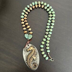 Seahorse Beaded Necklace